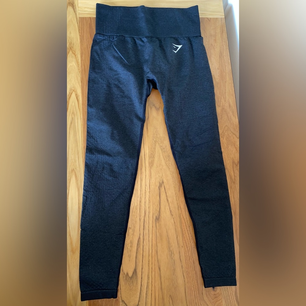 Gym Shark Vital Seamless Legging Black Mark Size Small